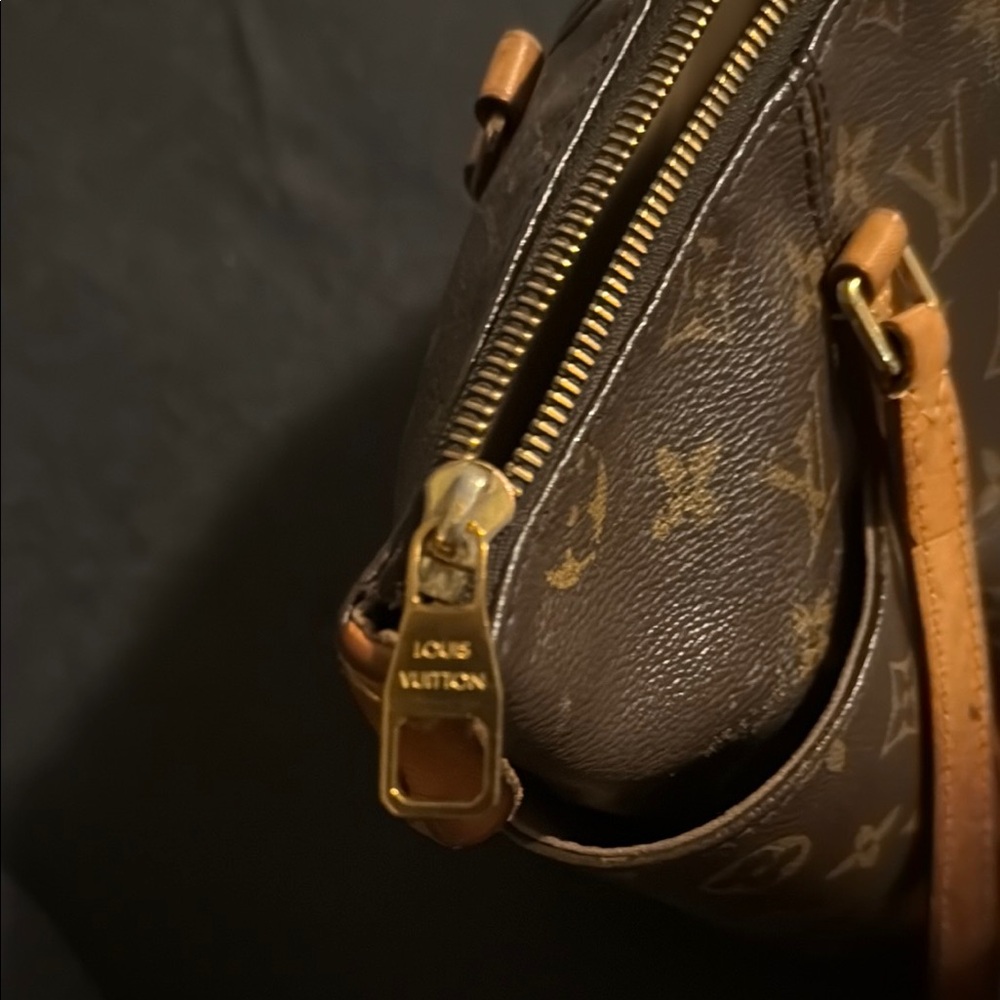 Louis Vuitton Brown Monogram Tote Bag - Picture 2 of 4